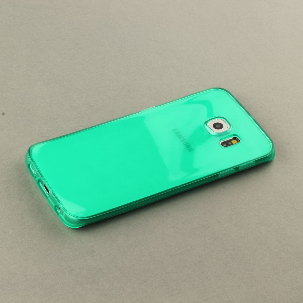 Housse Samsung Galaxy S6 - Gel transparent - Vert menthe