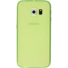 Housse Samsung Galaxy S6 edge - Gel transparent - Vert