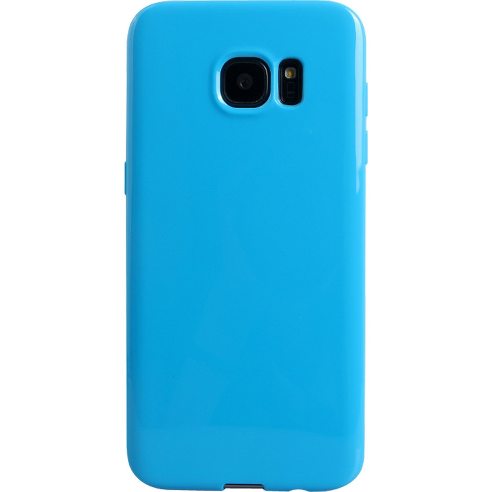 Hülle Samsung Galaxy S6 edge - Gel blau