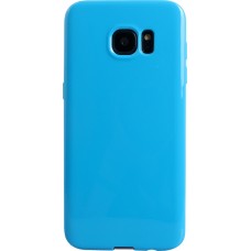 Housse Samsung Galaxy S6 edge - Gel - Bleu