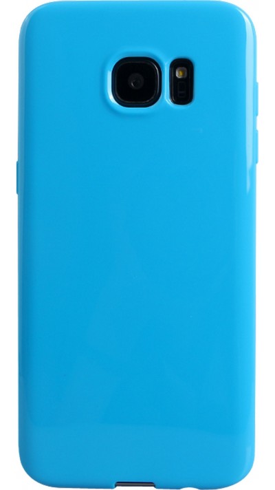 Housse Samsung Galaxy S6 edge - Gel - Bleu