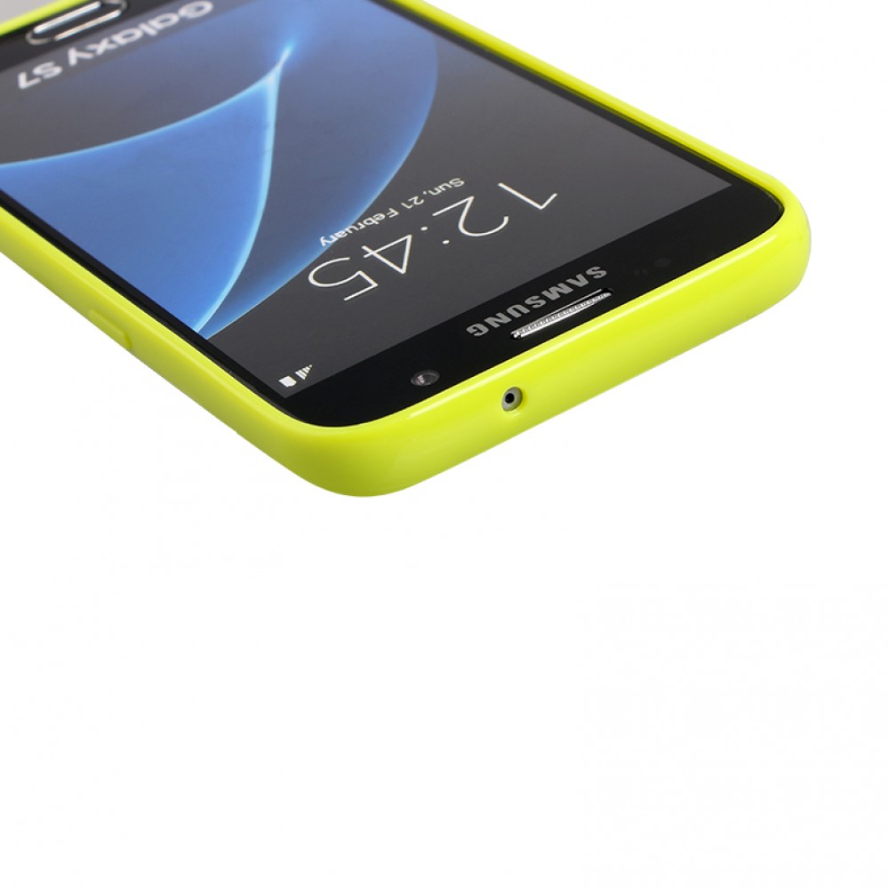 Hülle Samsung Galaxy S6 edge - Gel blau