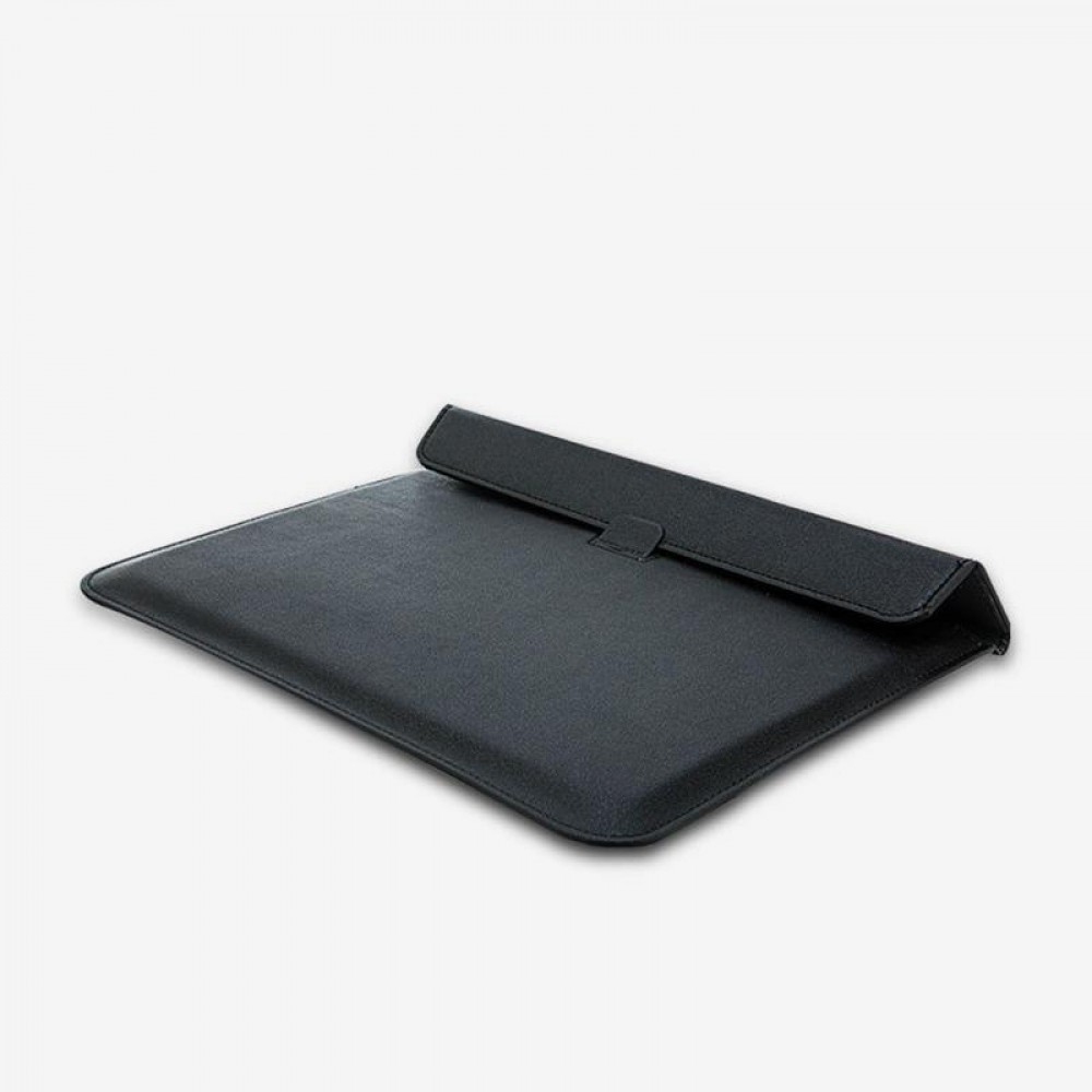 Housse en cuir noir - MacBook 15"