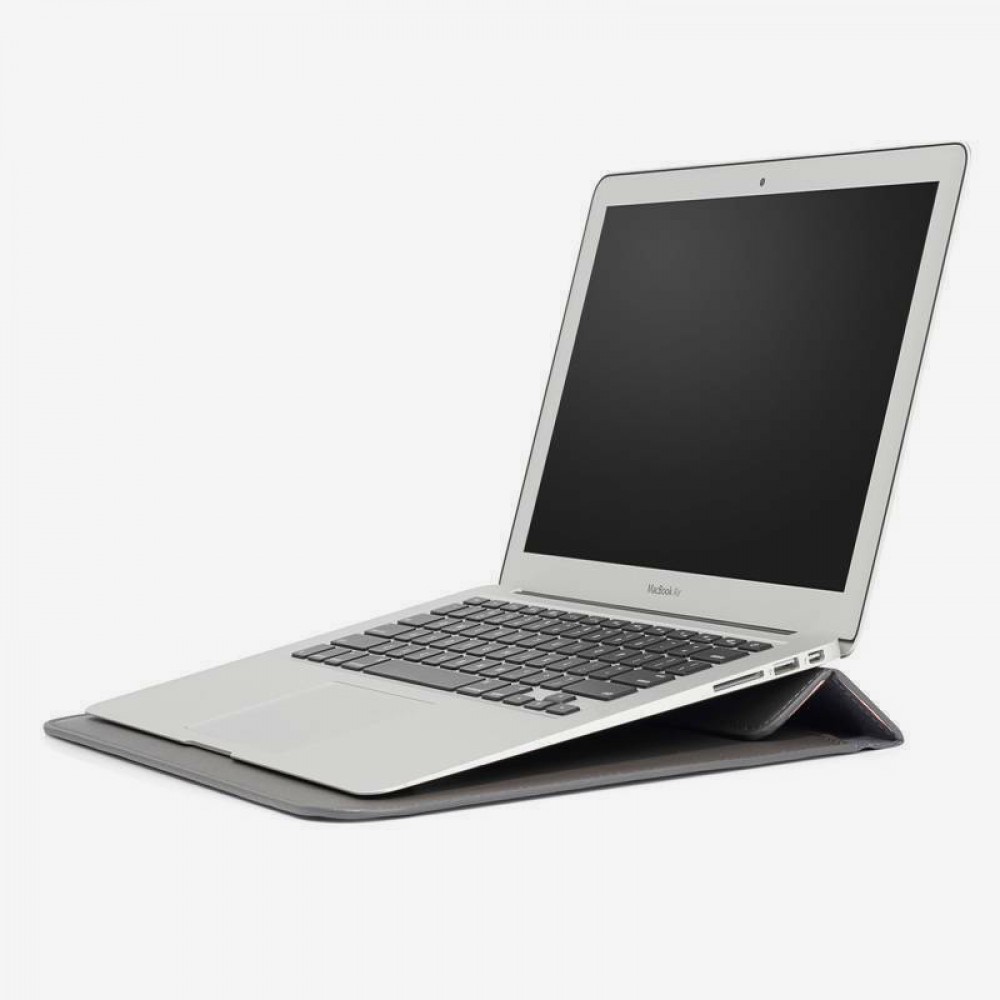 Ledertasche schwarz - MacBook 11"