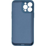 Housse iPhone 13 - Coque en silicone souple avec MagSafe et protection pour caméra - Bleu foncé