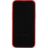 Housse iPhone 13 - Coque en silicone souple avec MagSafe et protection pour caméra - Rouge