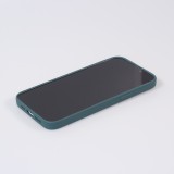 iPhone 13 Case Hülle - Soft-Shell silikon cover mit MagSafe und Kameraschutz - Dunkelgrün