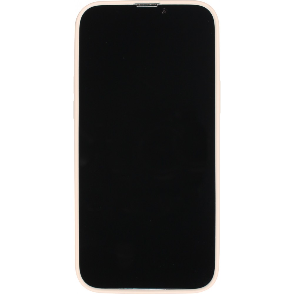 iPhone 13 Pro Max Case Hülle - Soft-Shell silikon cover mit MagSafe und Kameraschutz - Vanille