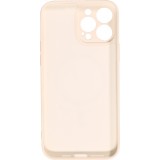 iPhone 13 Pro Max Case Hülle - Soft-Shell silikon cover mit MagSafe und Kameraschutz - Vanille