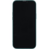 Housse iPhone 13 Pro Max - Coque en silicone souple avec MagSafe et protection pour caméra - Vert foncé