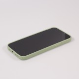 Housse iPhone 13 Pro Max - Coque en silicone souple avec MagSafe et protection pour caméra - Vert