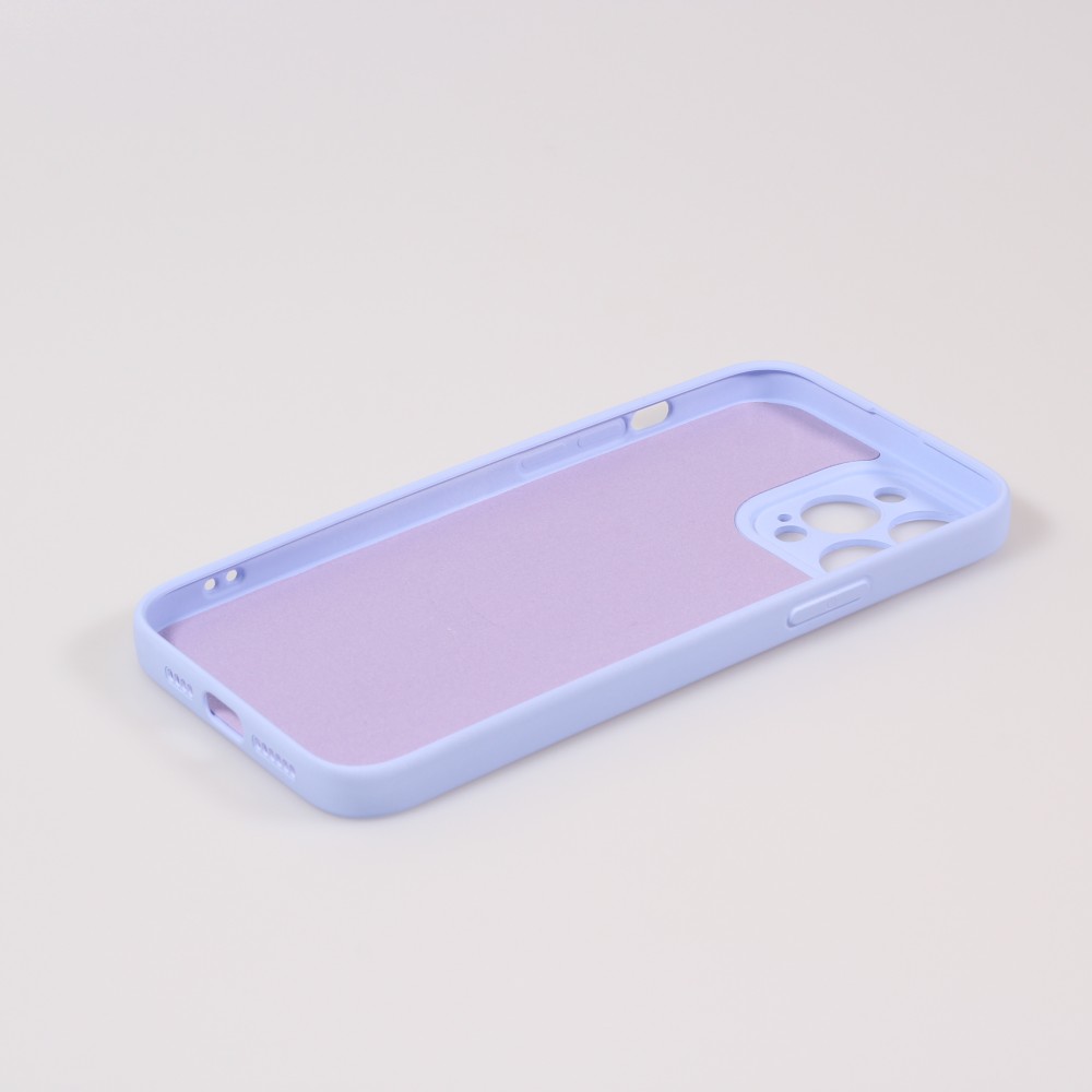 iPhone 13 Pro Max Case Hülle - Soft-Shell silikon cover mit MagSafe und Kameraschutz - Hell- Violett