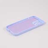 Housse iPhone 13 Pro Max - Coque en silicone souple avec MagSafe et protection pour caméra - Violet clair