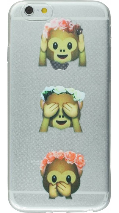 Hülle iPhone 6 Plus / 6s Plus - Emoji 3 monkey