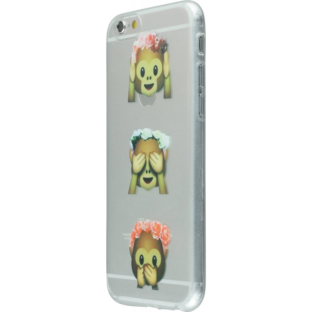 Housse iPhone 6/6s - Emoji 3 monkey