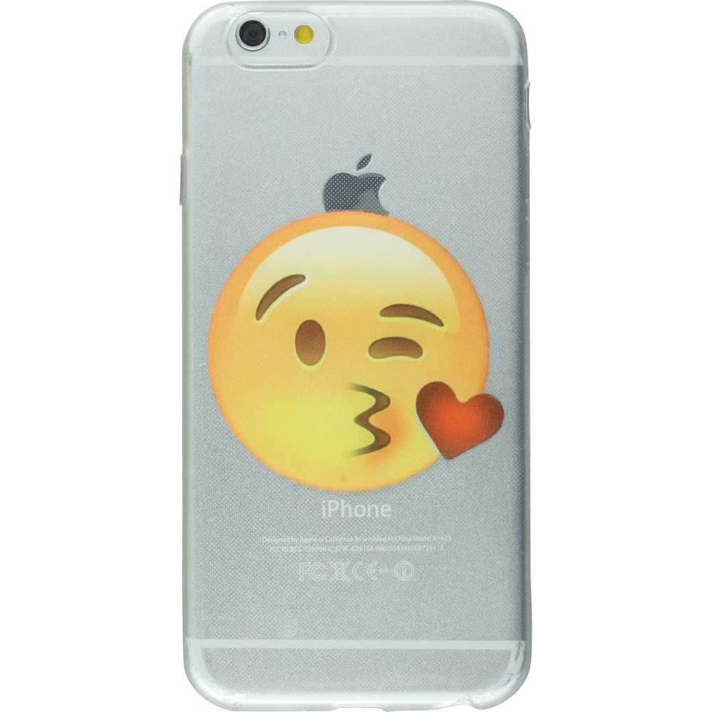 Housse iPhone 6/6s - Emoji Kiss