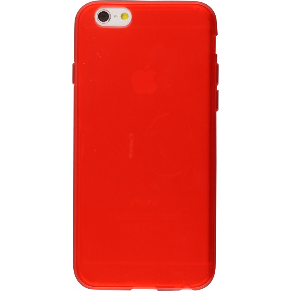 Housse iPhone 7 / 8 / SE (2020, 2022) - Gel transparent - Rouge