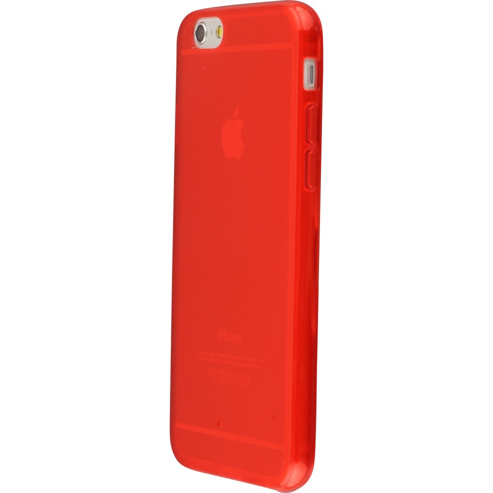 Housse iPhone 7 / 8 / SE (2020, 2022) - Gel transparent - Rouge