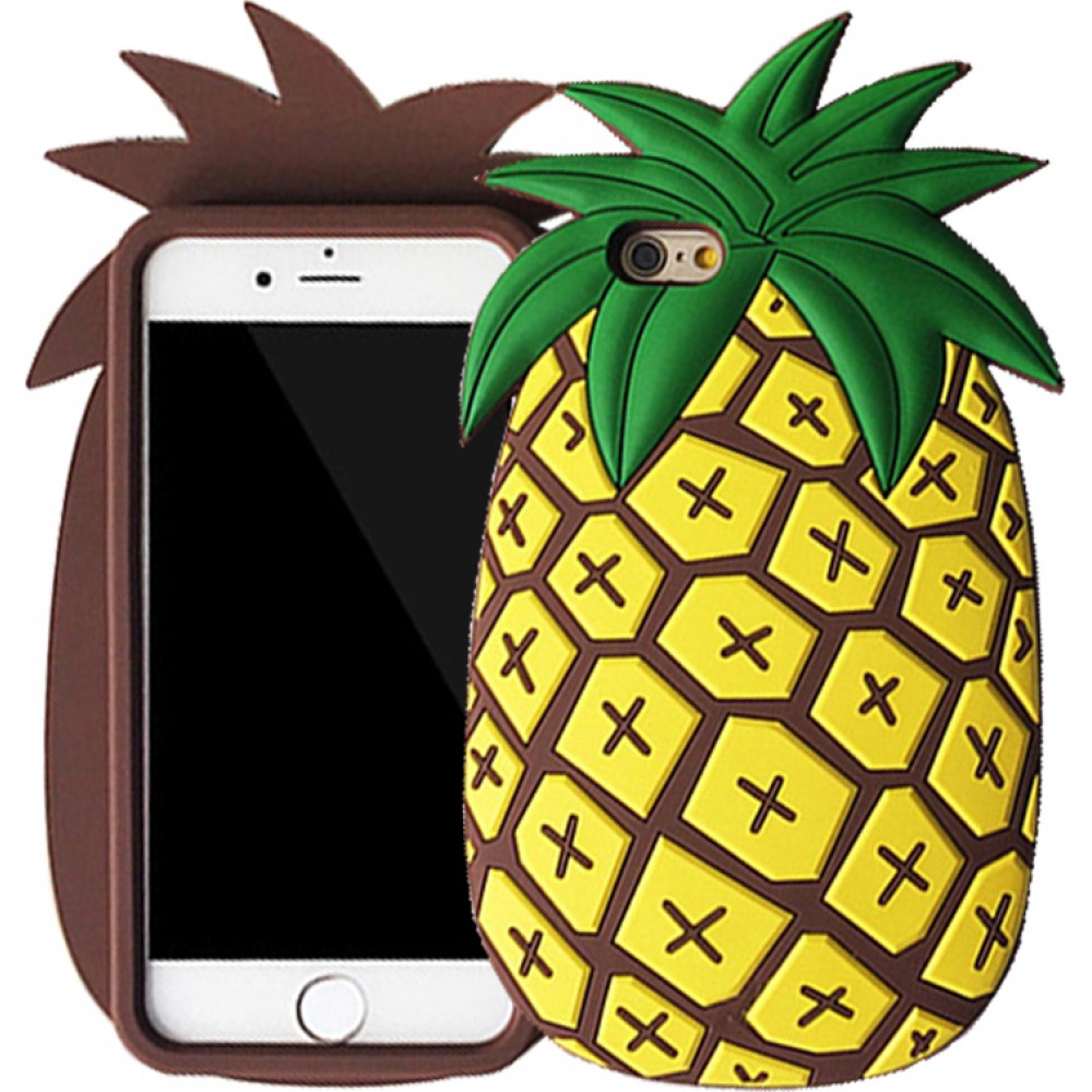 Hülle iPhone 6/6s - 3D Ananas