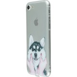 Housse iPhone 7 / 8 / SE (2020, 2022) - Fun Clear Husky