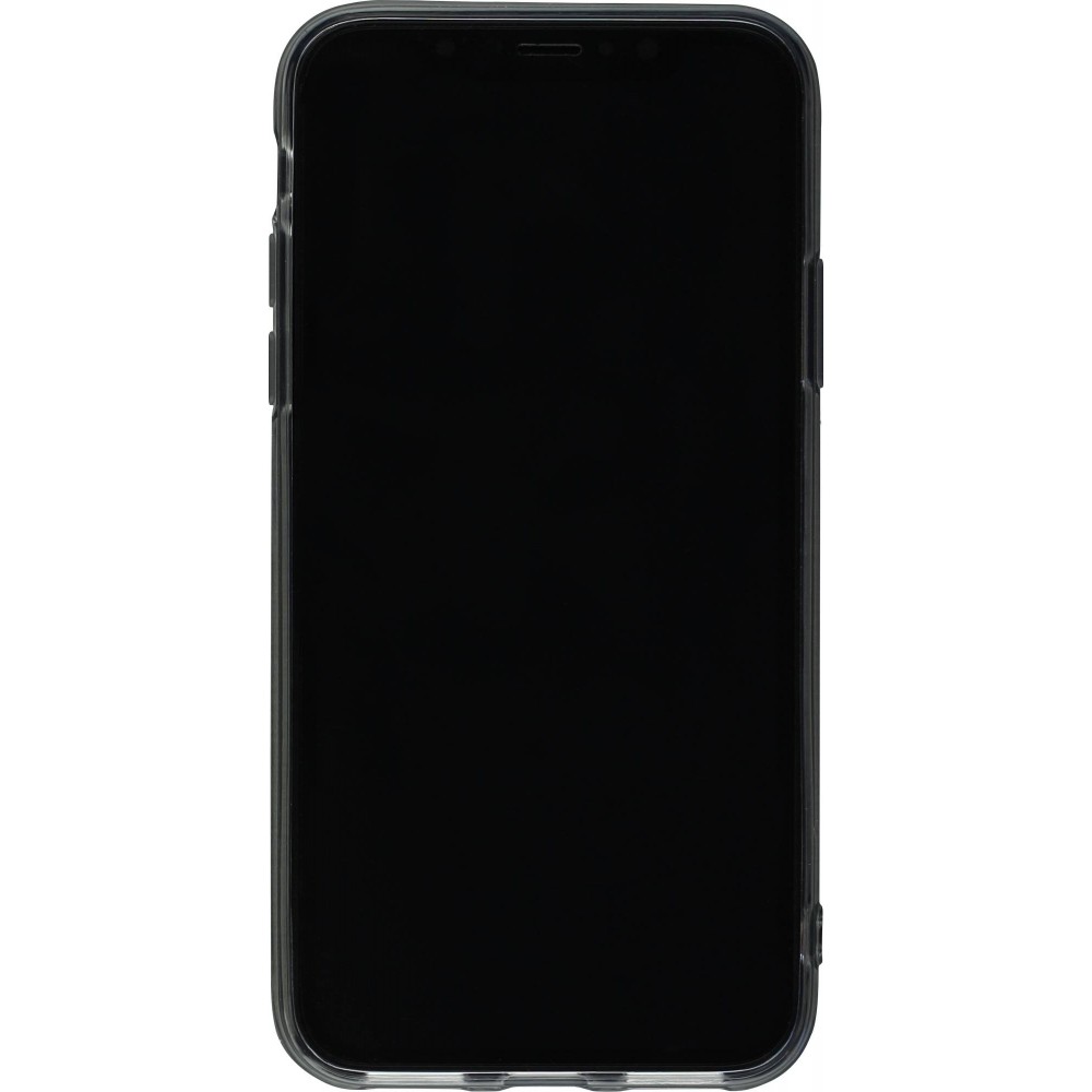 Coque iPhone XR - Gel transparent - Gris