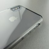 Hülle iPhone X / Xs - Gummi transparent - Grau