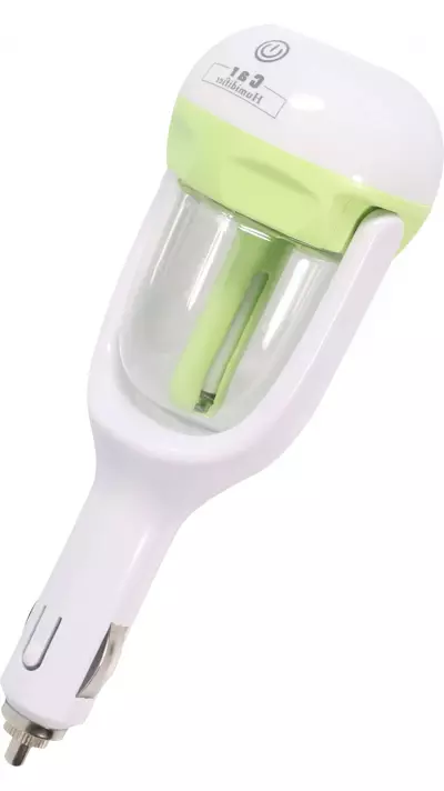 Humidificateur Car plug Air Allume-cigare voiture Diffuseur d'arômes - Vert