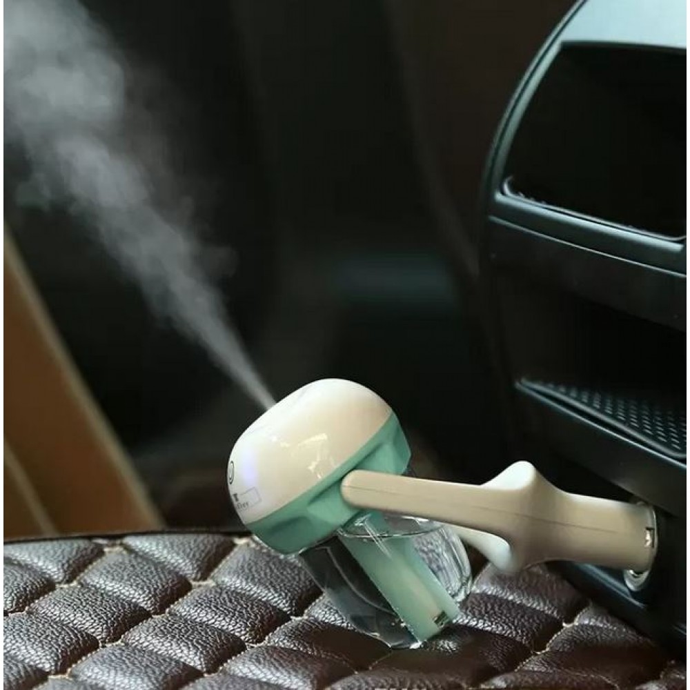 Humidificateur Car plug Air Allume-cigare voiture Diffuseur d'arômes - Vert