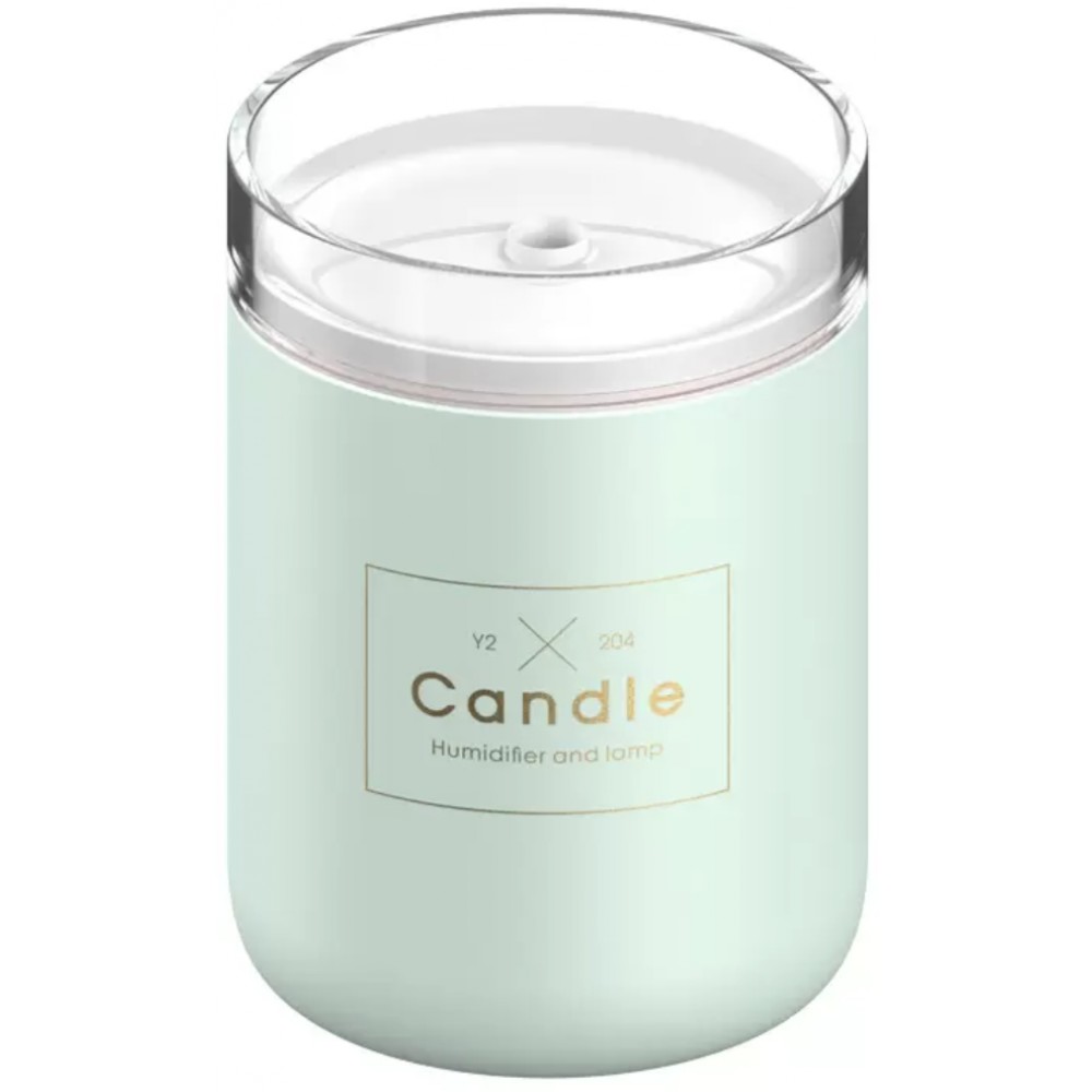 Kompakter Luftbefeuchter Candle - Duftspender für Wohnzimmer / Büro / Badezimmer - Türkis