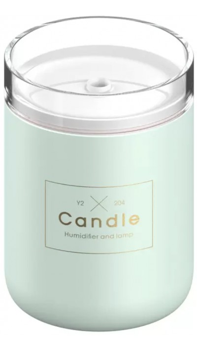 Humidificateur compact Candle - Diffuseur de parfum pour salon / bureau / salle de bain - Turquoise