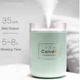 Kompakter Luftbefeuchter Candle - Duftspender für Wohnzimmer / Büro / Badezimmer - Türkis