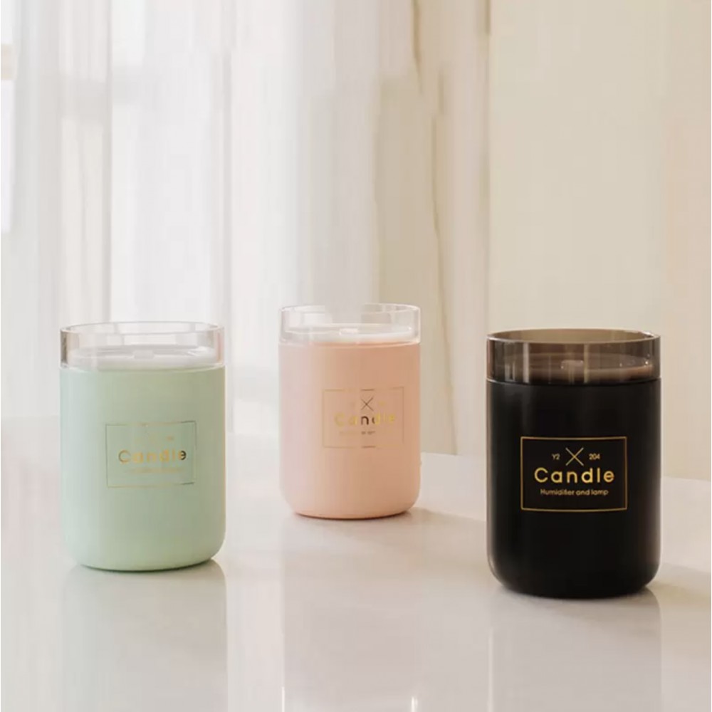 Humidificateur compact Candle - Diffuseur de parfum pour salon / bureau / salle de bain - Turquoise