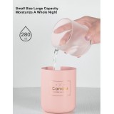 Kompakter Luftbefeuchter "Candle" - Duftspender für Wohnzimmer / Büro / Badezimmer - Rosa