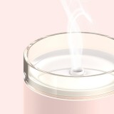 Humidificateur compact "Candle" - Diffuseur de parfum pour salon / bureau / salle de bain - Rose