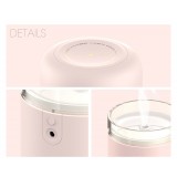 Humidificateur compact "Candle" - Diffuseur de parfum pour salon / bureau / salle de bain - Rose