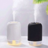 Humidificateur portable H03 avec batterie et lumière d'ambiance LED - Blanc