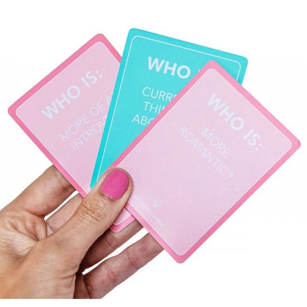 Jeu de cartes - Who is - pour les couples et les amis