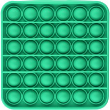 Jeu en silicone éclate-bulles pop anti-stress pour enfant et adulte - Vert