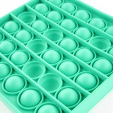Jeu en silicone éclate-bulles pop anti-stress pour enfant et adulte - Vert