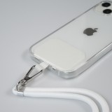 Halsband universal Zubehör Adapter für Smartphone Hüllen Handykette elegant - Weiss