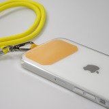 Lacet accessoire universel adaptateur pour coques de smartphone collier élégant - Jaune