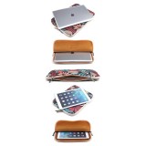Lisen Taschen Dschungel Laptop 13 Zoll, Laptop, iPad, macBook - Beige