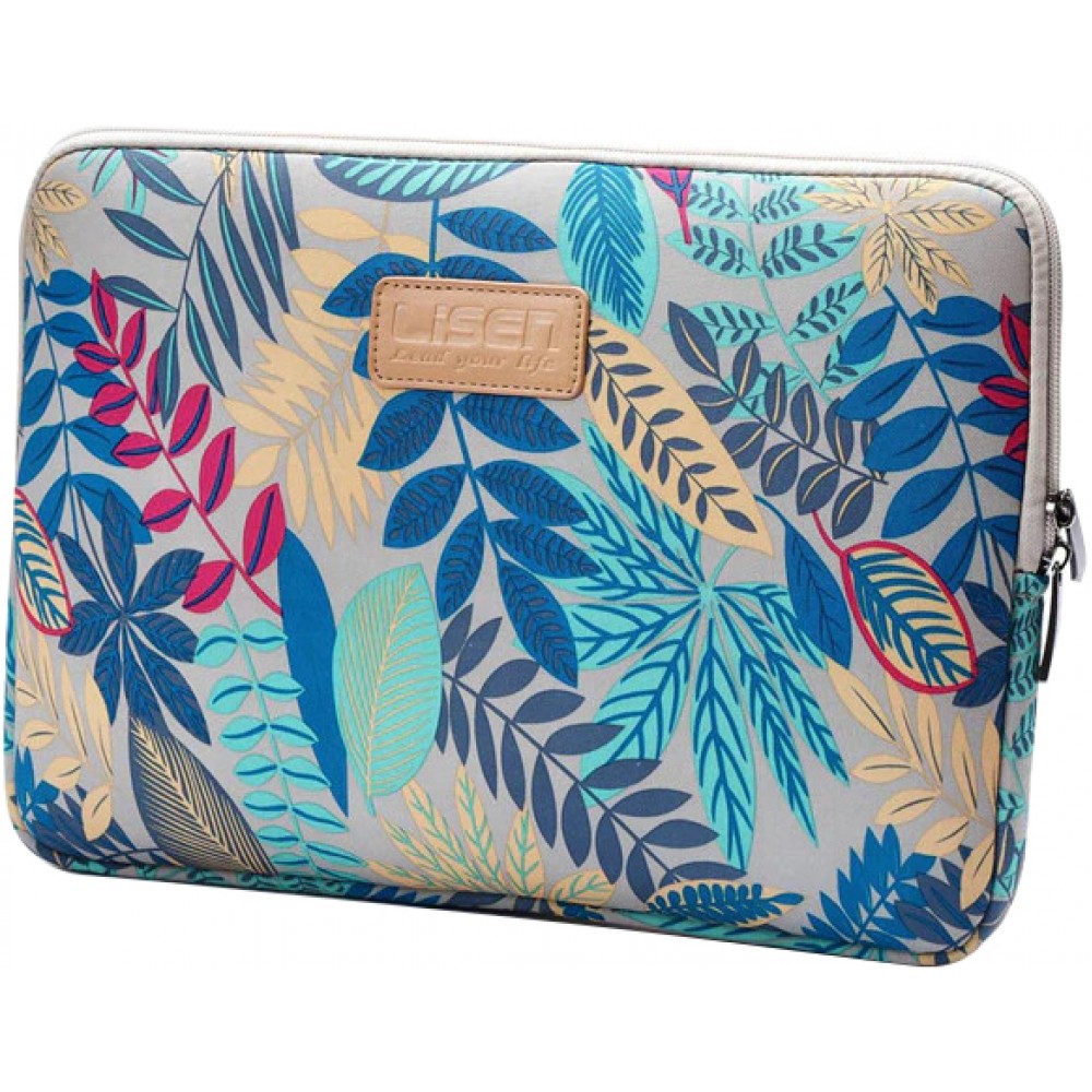 Lisen fourre jungle laptop 13 pouces, ordinateur portable, iPad, macBook - Bleu clair