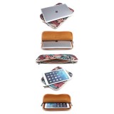 Lisen fourre jungle laptop 13 pouces, ordinateur portable, iPad, macBook - Bleu foncé