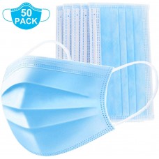 Gesichtsmasken Box - Set von 50 chirurgischen Mundschutz Masken - Blau