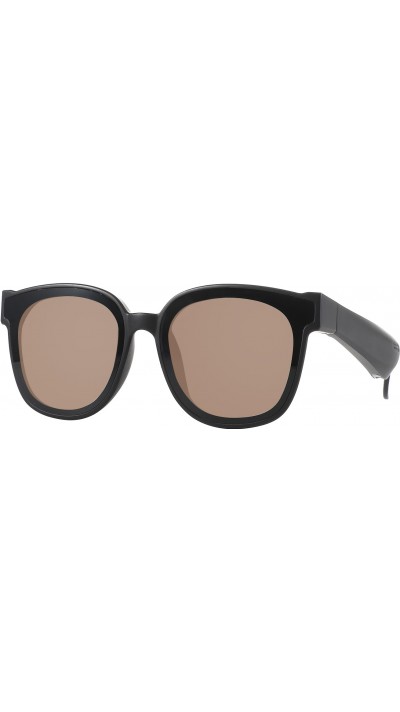 Bluetooth Sonnenbrille mit wireless Lautsprechern - Braun