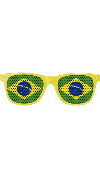 Sunglasses équipe national - Lunettes de soleil style Wayfarer sans protection UV - Brésil