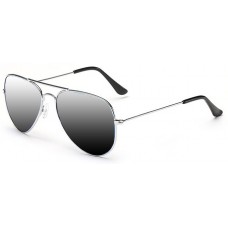 Sunglasses "For The Look" - Lunettes de soleil style Aviator avec protection UV - Argent