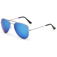 "For The Look" Sunglasses - Sonnenbrille in Aviator Style mit UV Schutz - Blau