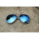 "For The Look" Sunglasses - Sonnenbrille in Aviator Style mit UV Schutz - Blau
